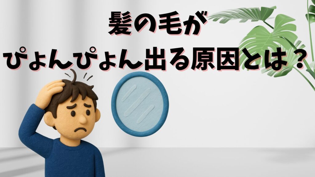 髪の毛がぴょんぴょん出る原因とは？