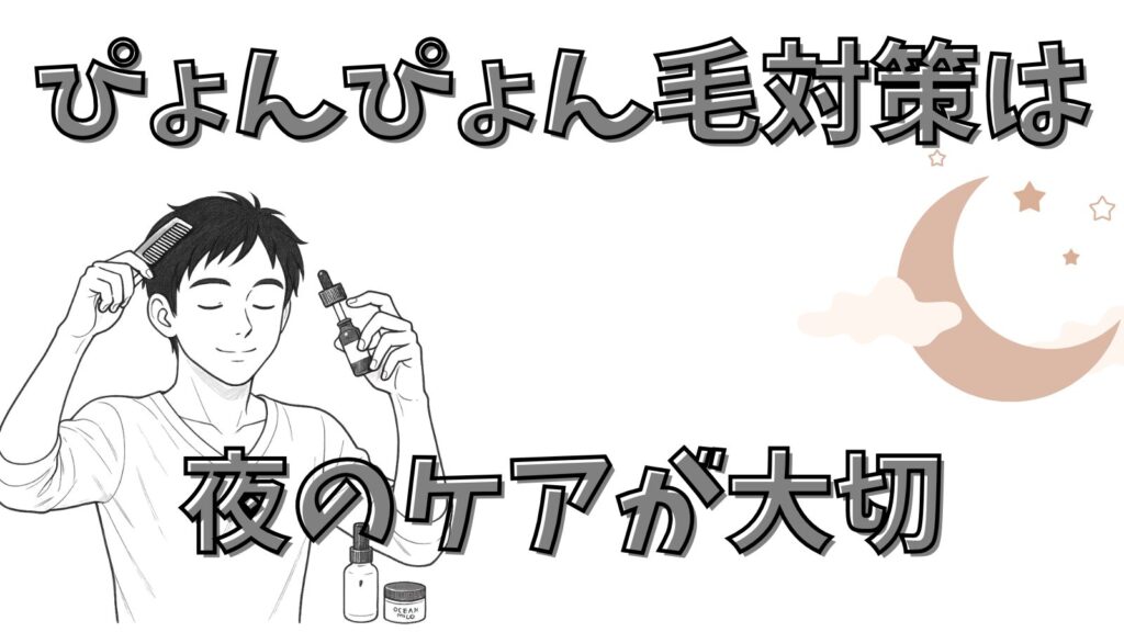 ぴょんぴょんしたパヤ毛をなくし朝にラクをしたいなら夜のケアがカギ!