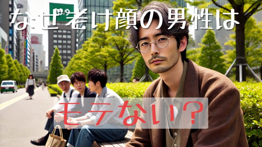 老け顔の男性はモテないの?